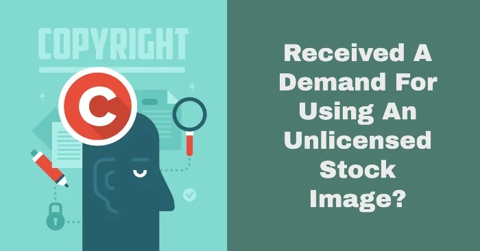 Demand for using an unlicensed stock image