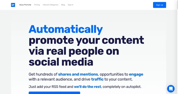 Quuu website