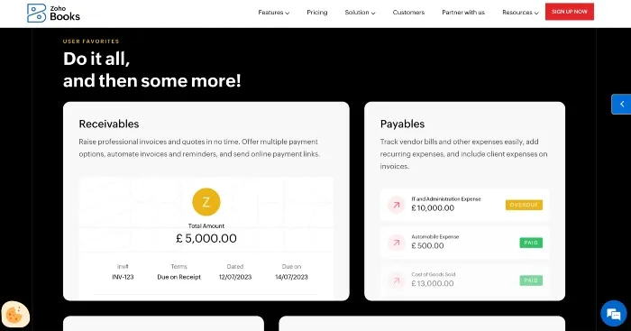 Why choose Zoho Books