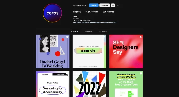 Ceros is the B2B example on our list, and they show that you can be fun and creative even talking to other businesses. 